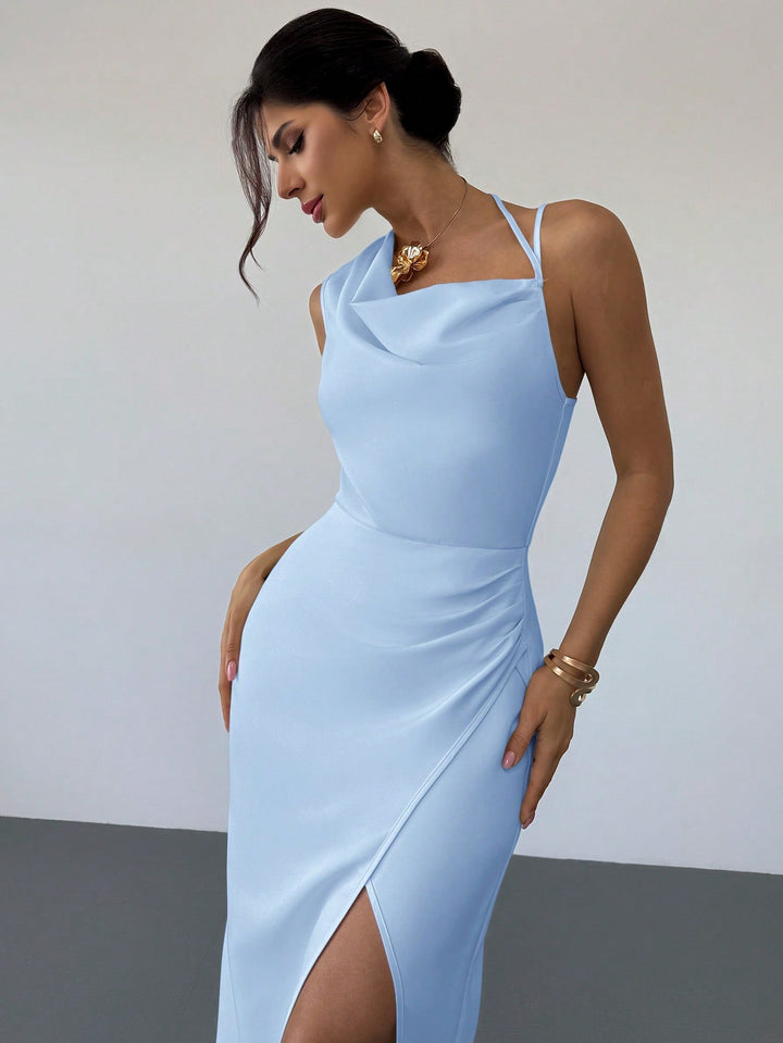 SHEIN maxi ruha, kék