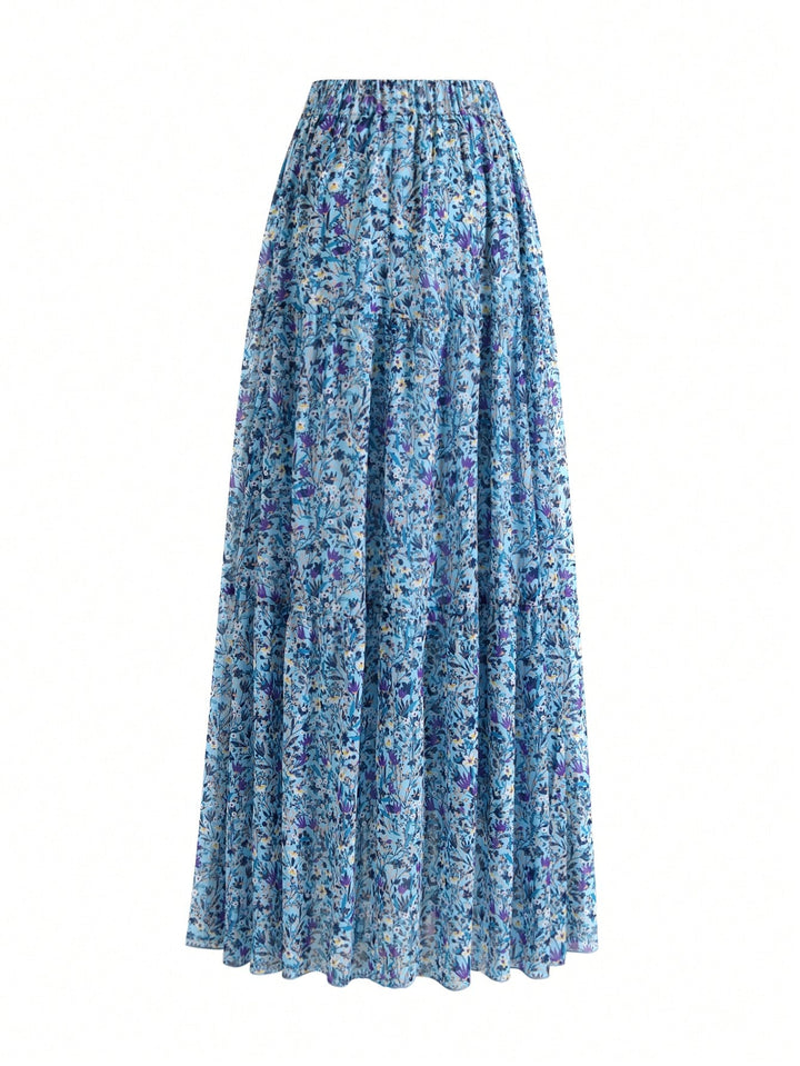 Fustă maxi SHEIN, mix culori
