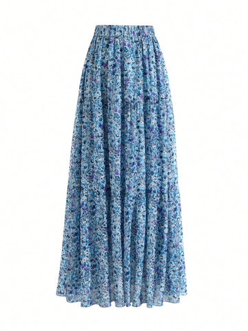 Fustă maxi SHEIN, mix culori