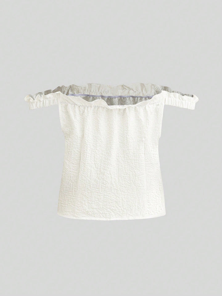 Top SHEIN, alb