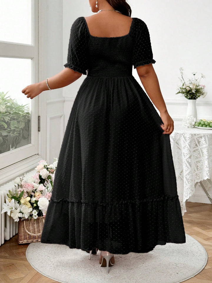 SHEIN maxi ruha, fekete