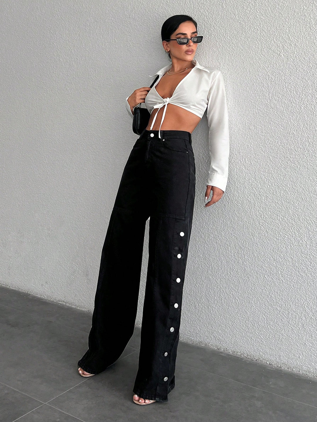 Jeans SHEIN, negru