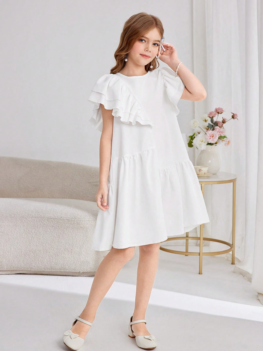 Rochie SHEIN, alb