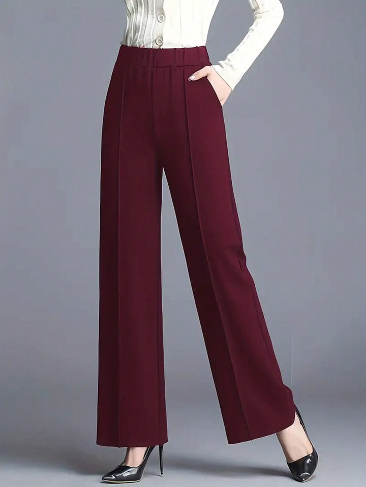 Pantaloni SHEIN, roșu