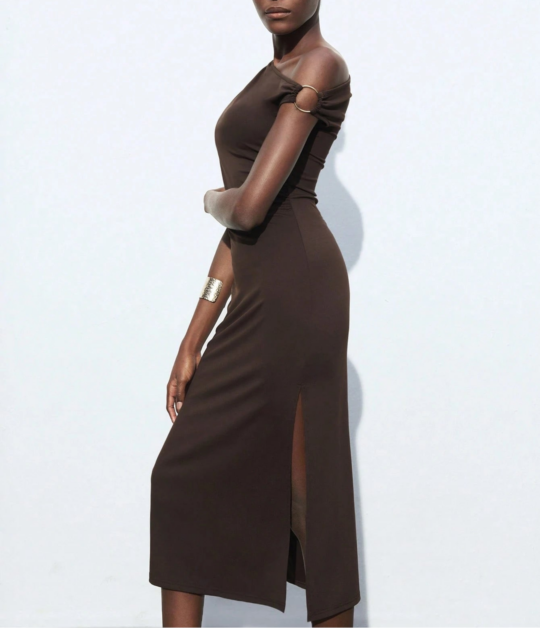 Rochie midi Shein, maro