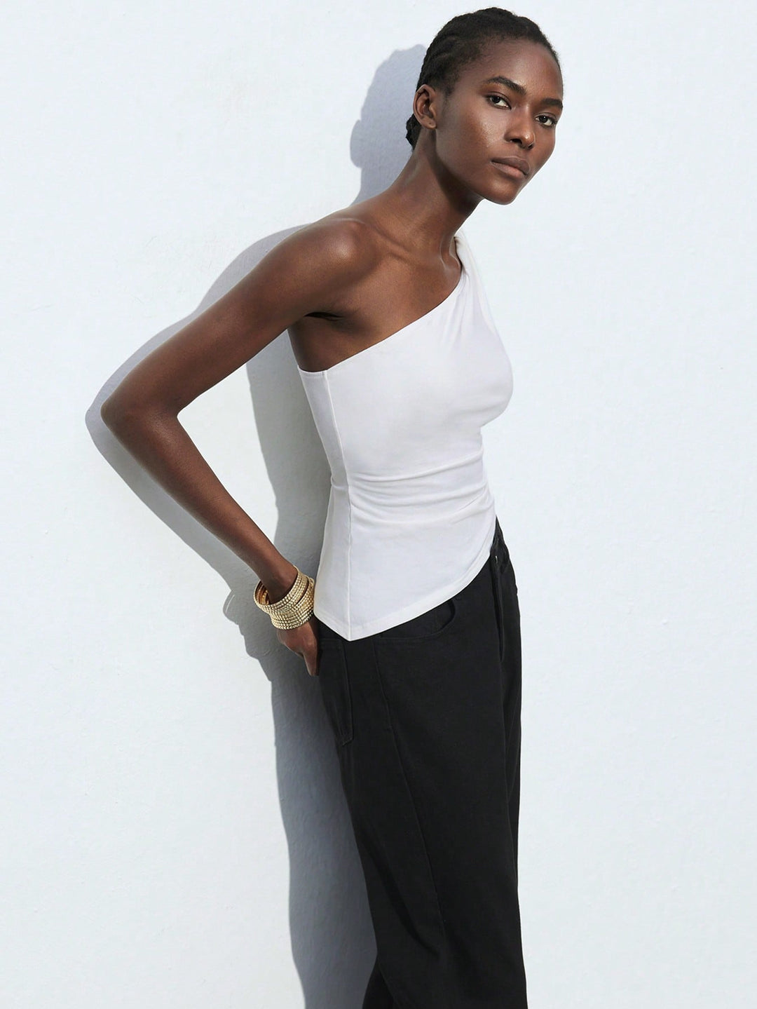Top SHEIN, alb
