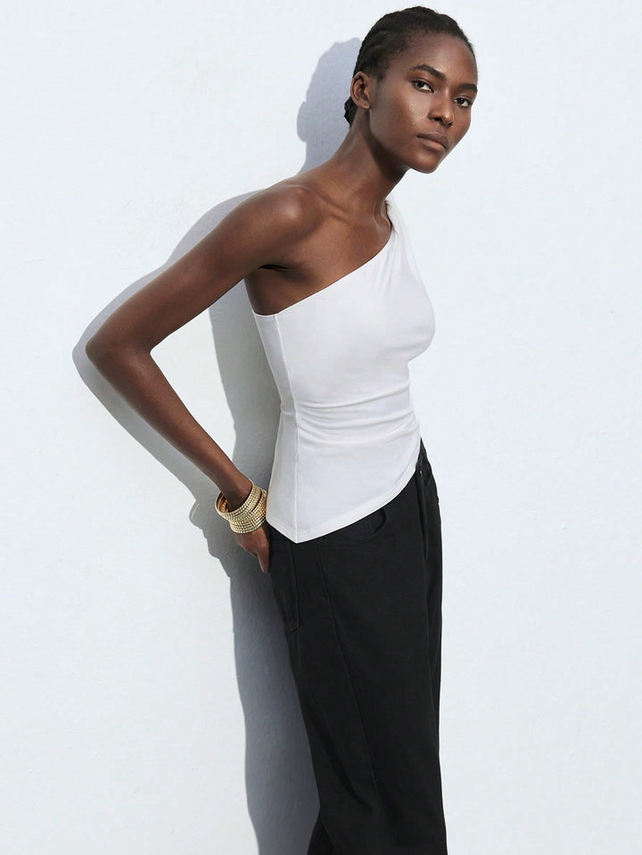 Top SHEIN, alb