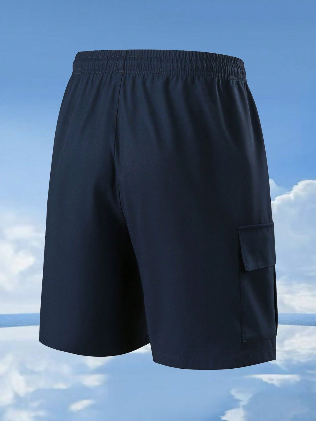 Pantaloni scurți SHEIN, albastru