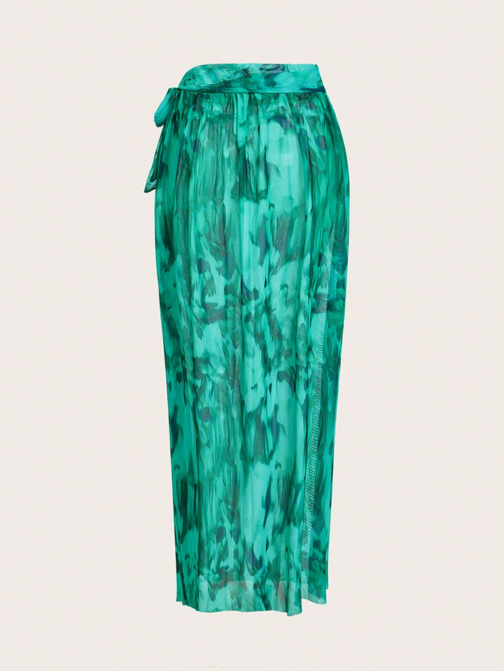 Costum de baie SHEIN, verde