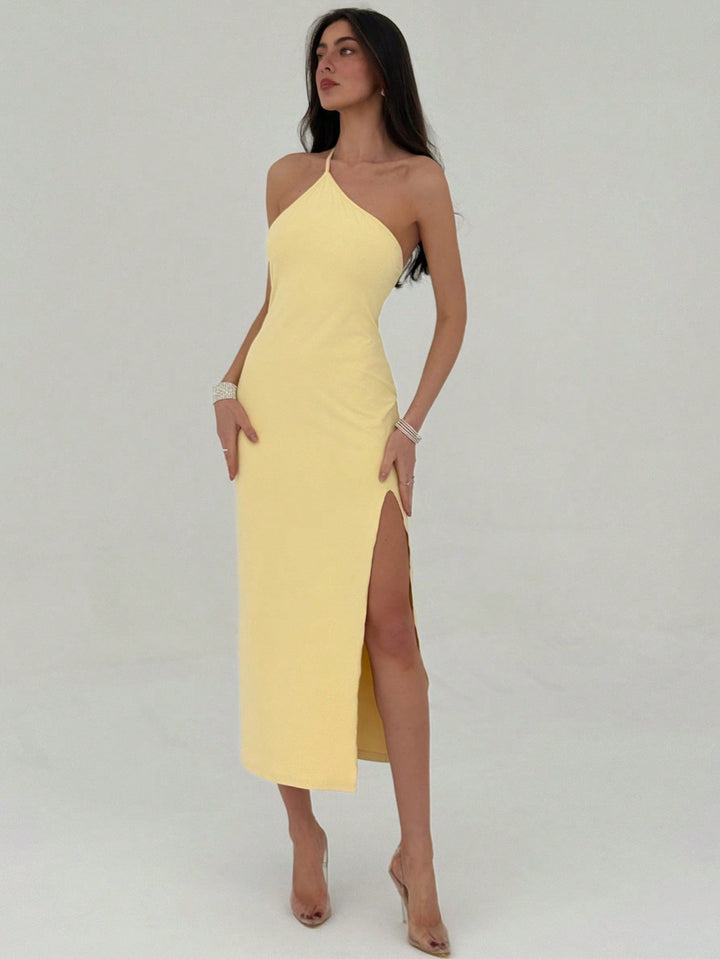 Rochie maxi SHEIN, galben