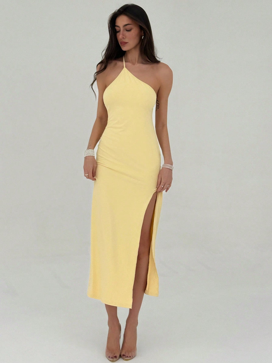 Rochie maxi SHEIN, galben
