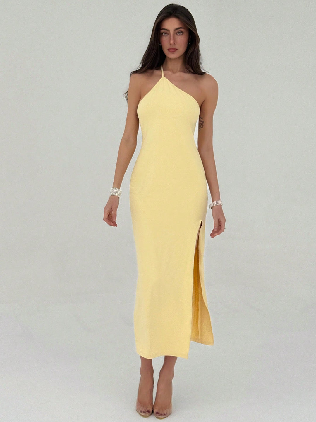 Rochie maxi SHEIN, galben