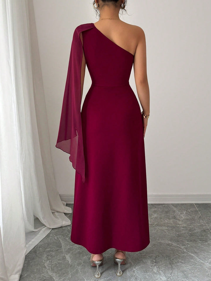 Rochie maxi SHEIN, vișiniu