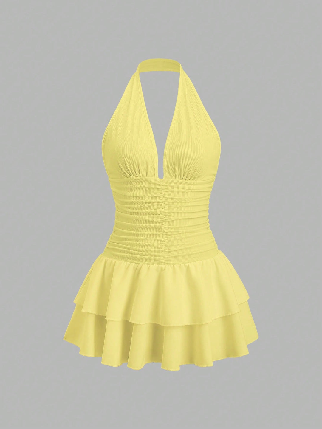 Rochie mini SHEIN, galben