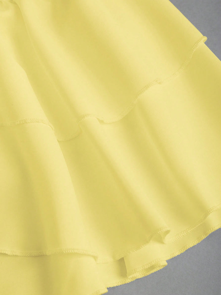 Rochie mini SHEIN, galben