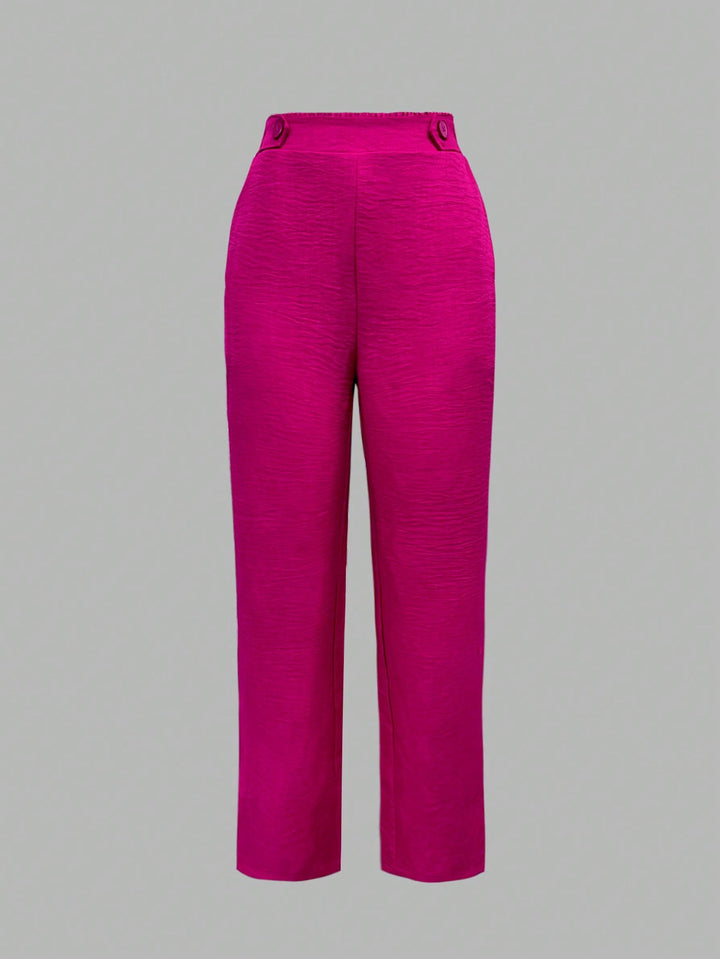 Pantaloni SHEIN, roz