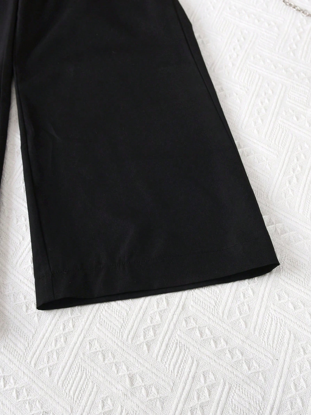 Salopetă cu pantalon larg SHEIN, negru