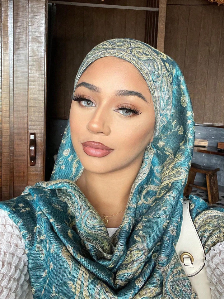 Hijab SHEIN, albastru
