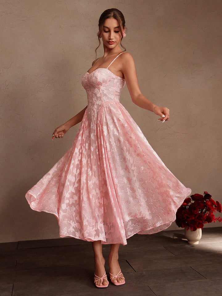 Rochie maxi SHEIN, roz