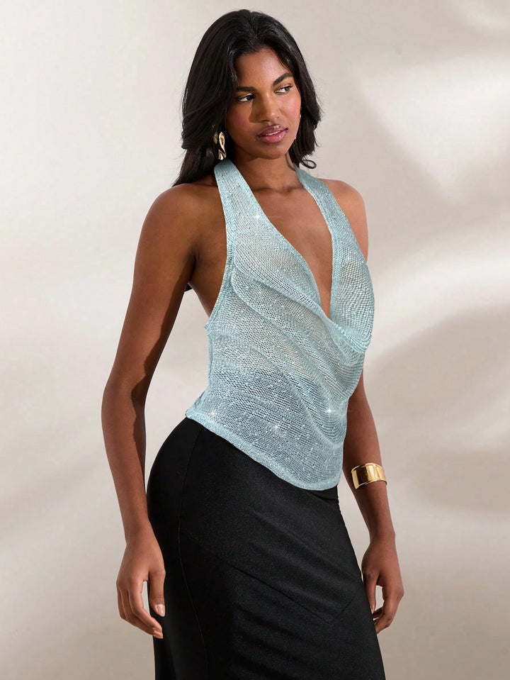 Top SHEIN, albastru