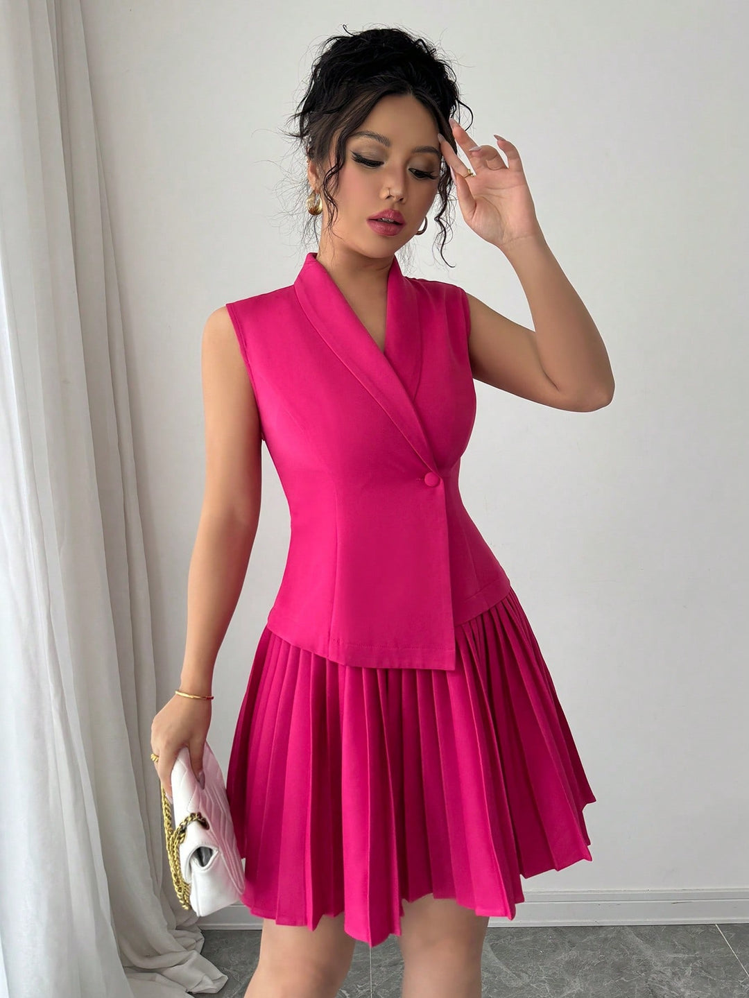 Rochie mini SHEIN, roz
