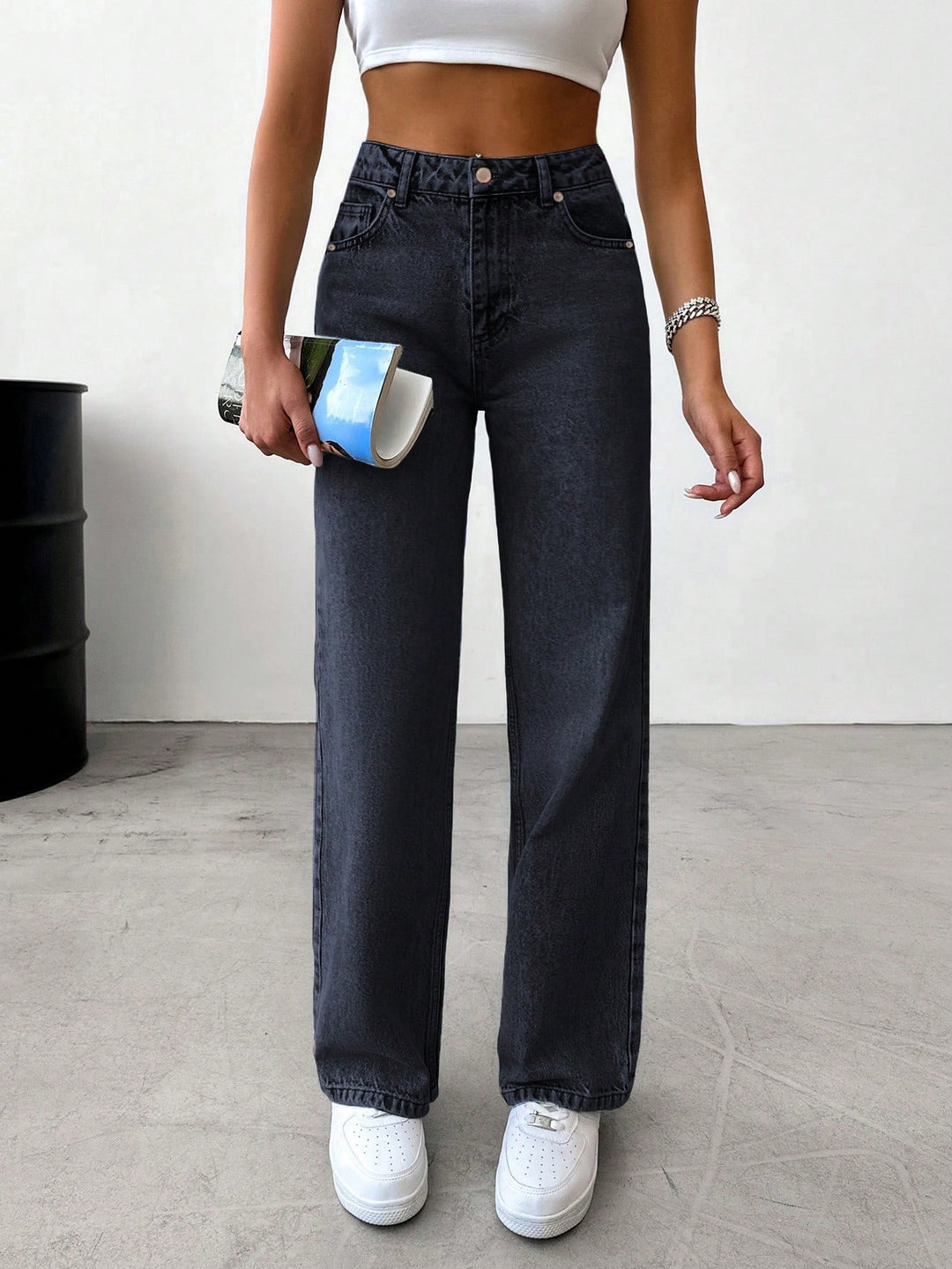 Jeans SHEIN, gri