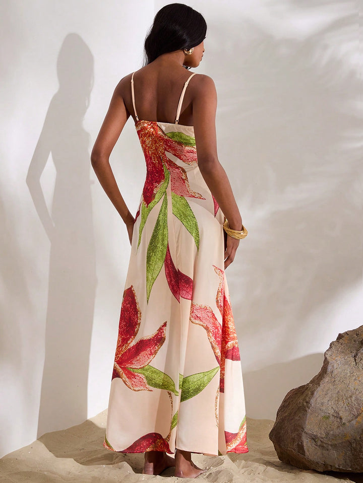Rochie maxi SHEIN, mix culori
