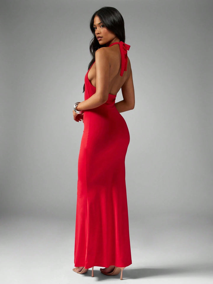 Rochie maxi SHEIN, roșu