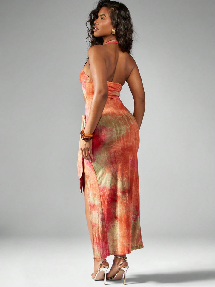 Rochie maxi SHEIN, mix culori