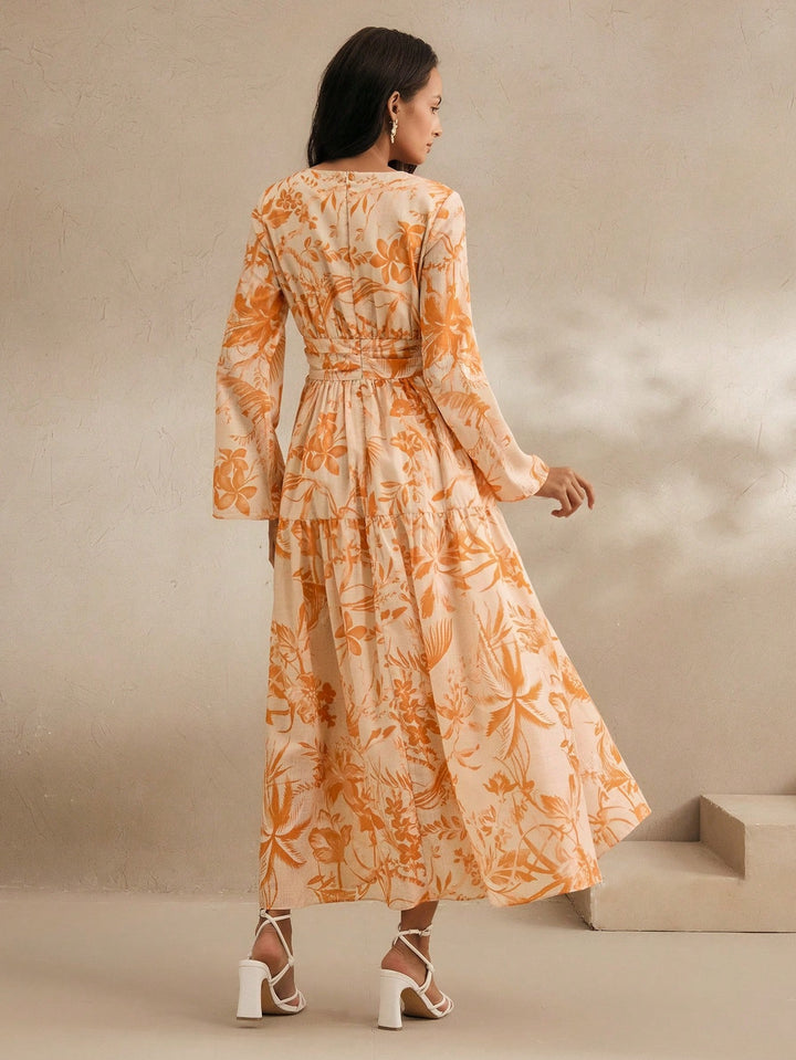 Rochie maxi SHEIN, mix culori
