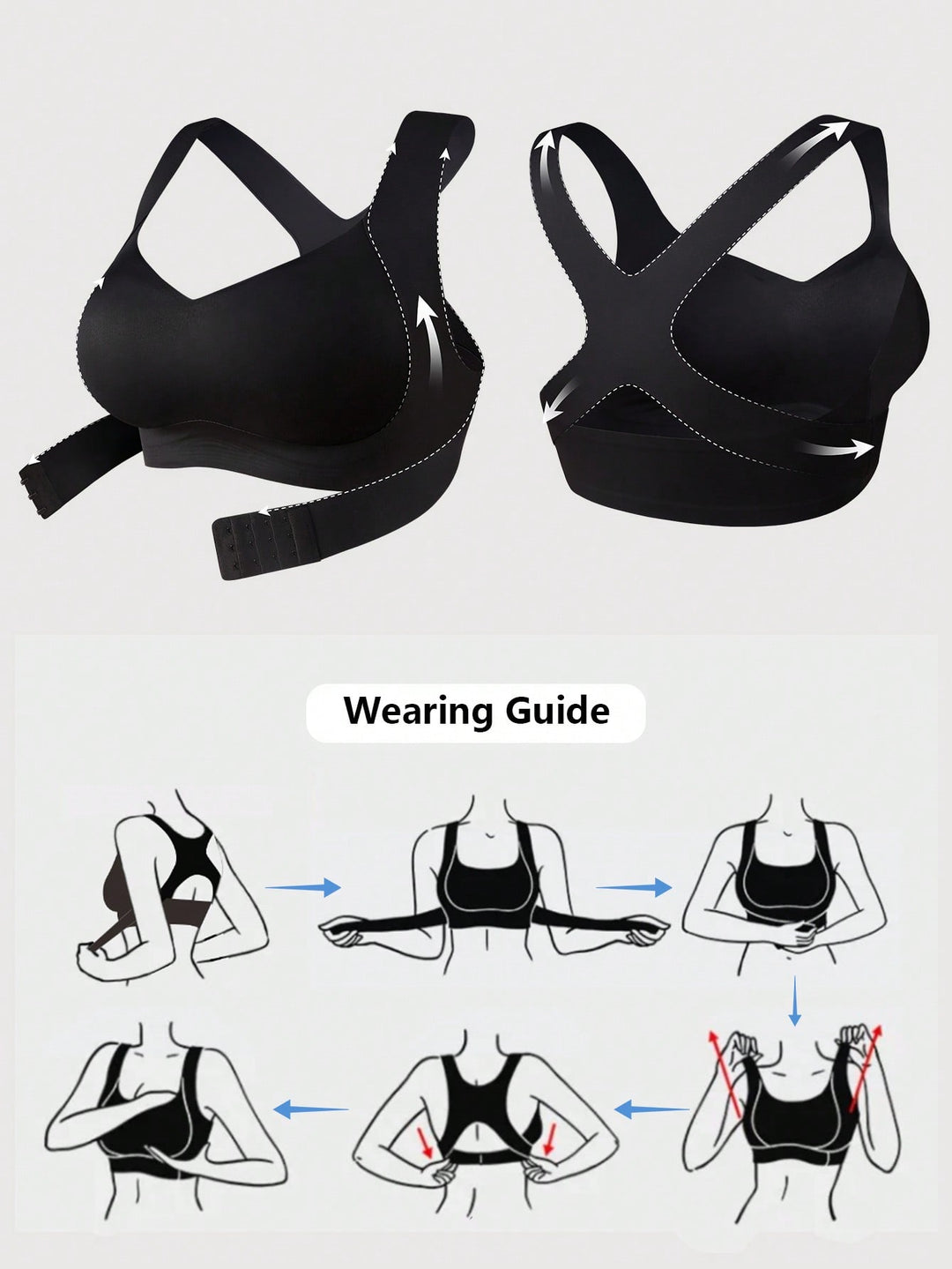 Sutien SHEIN, negru