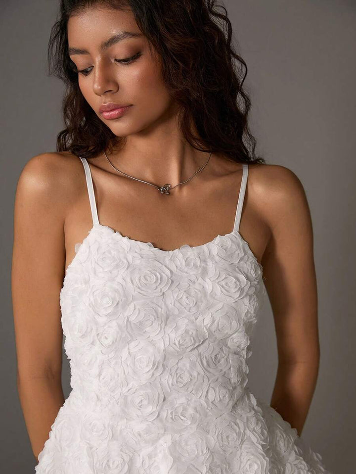 Rochie mini SHEIN, alb