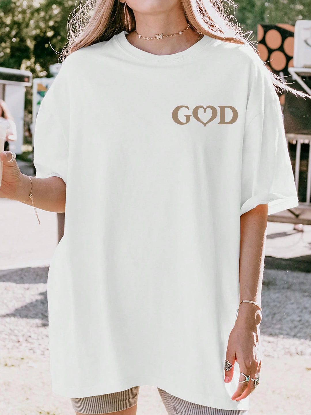 Tricou SHEIN, alb