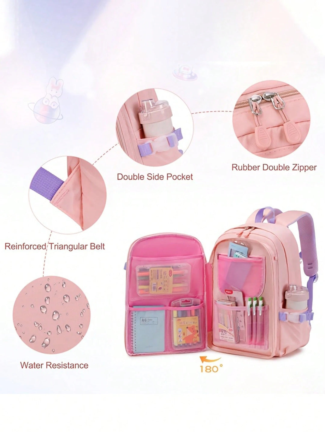Set rucsac SHEIN, mix culori