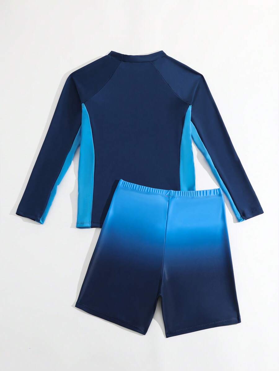 Costum de baie SHEIN, albastru