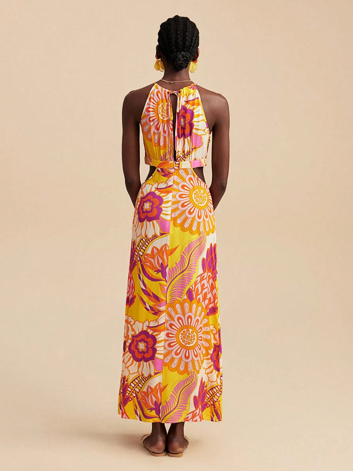 Rochie maxi SHEIN, mix culori