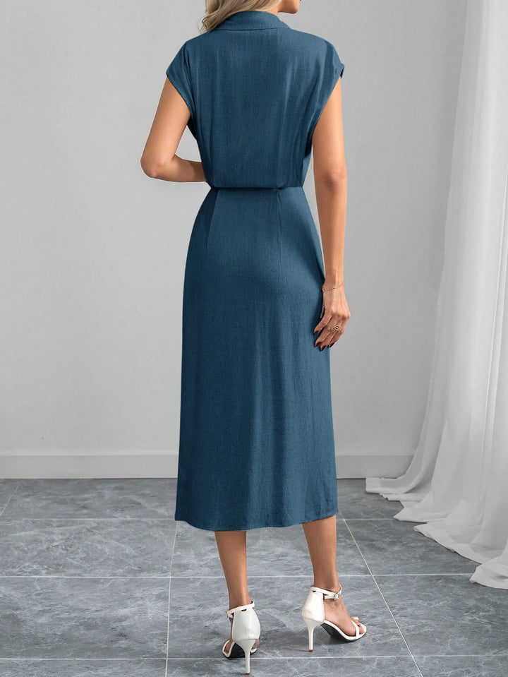 Rochie midi SHEIN, turcoaz