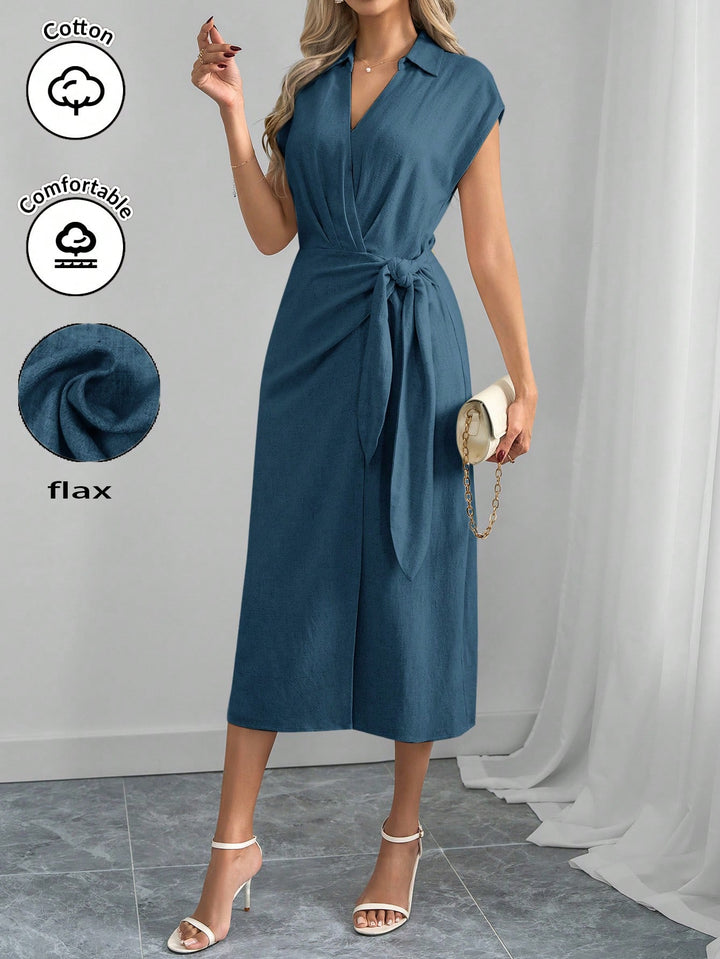 Rochie midi SHEIN, turcoaz