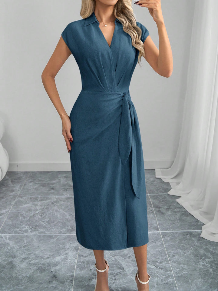 Rochie midi SHEIN, turcoaz