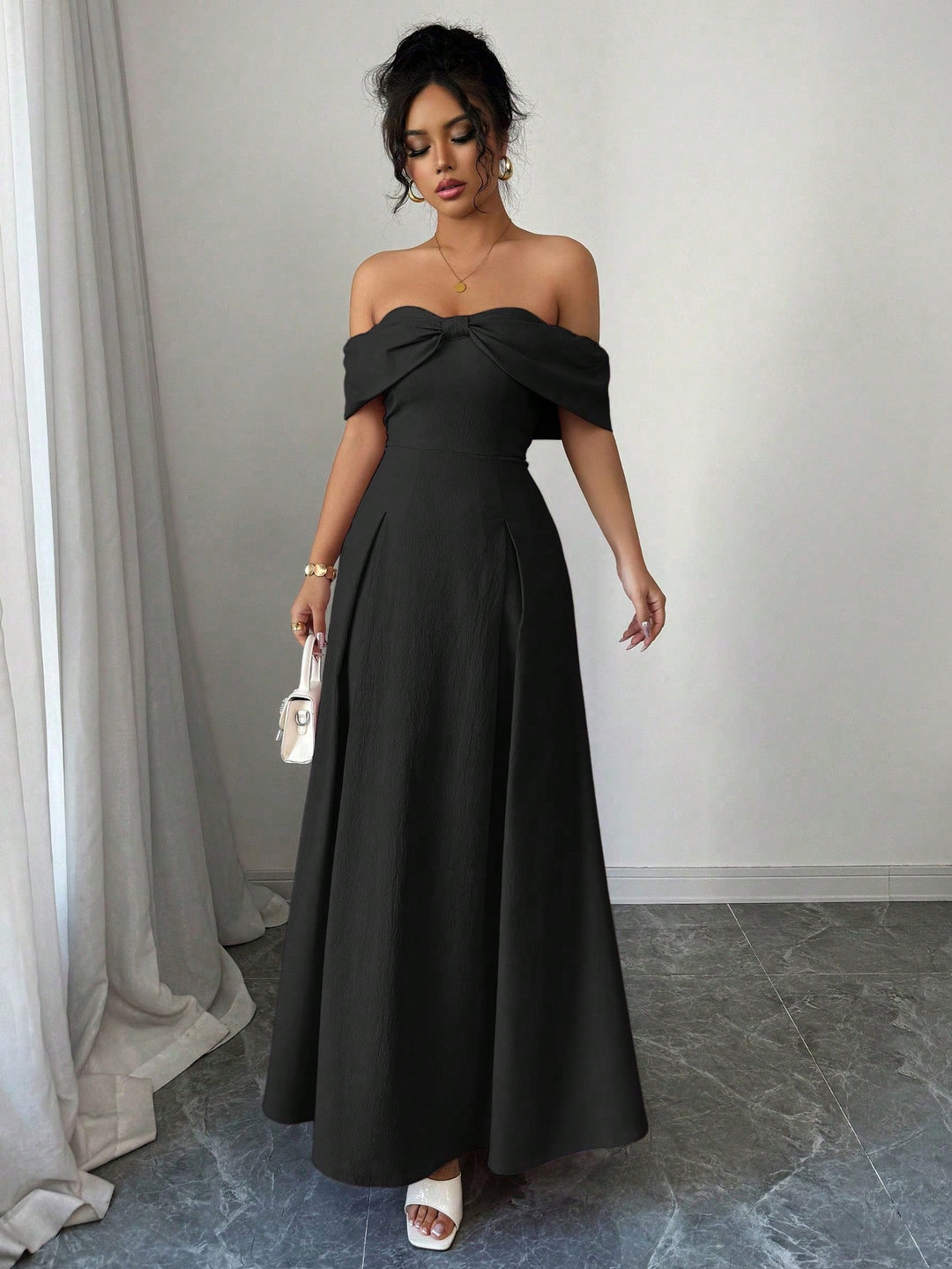 Rochie maxi SHEIN, negru