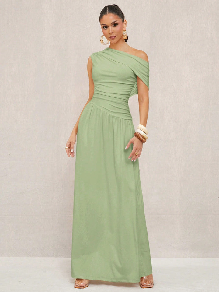 Rochie maxi SHEIN, verde