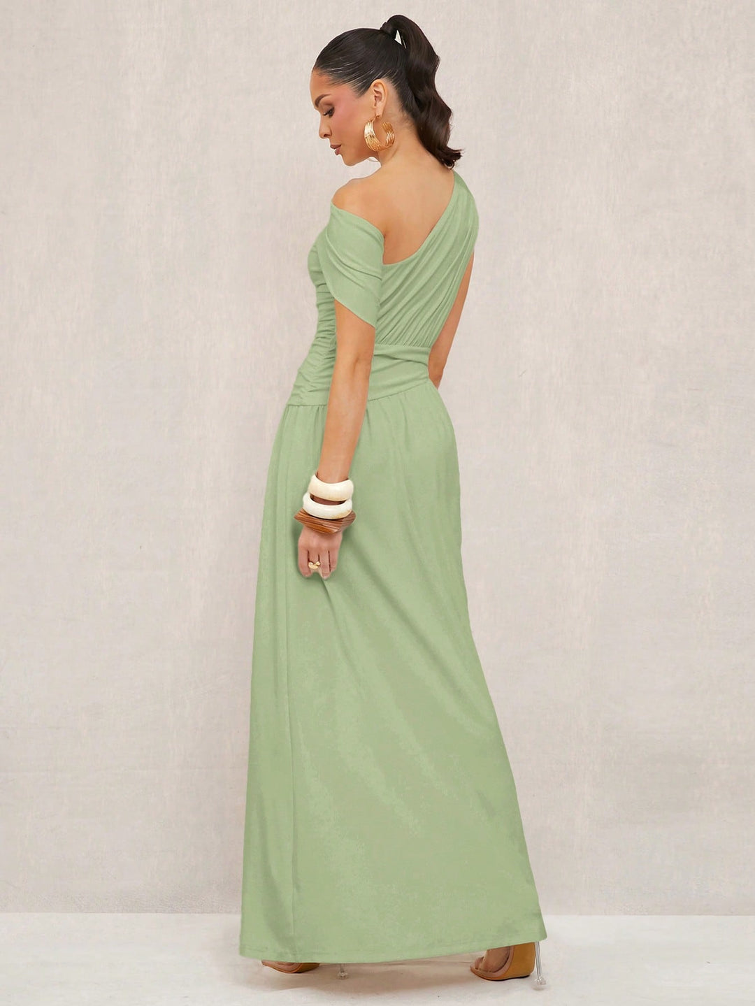 Rochie maxi SHEIN, verde