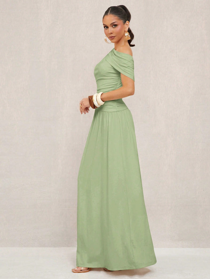 Rochie maxi SHEIN, verde