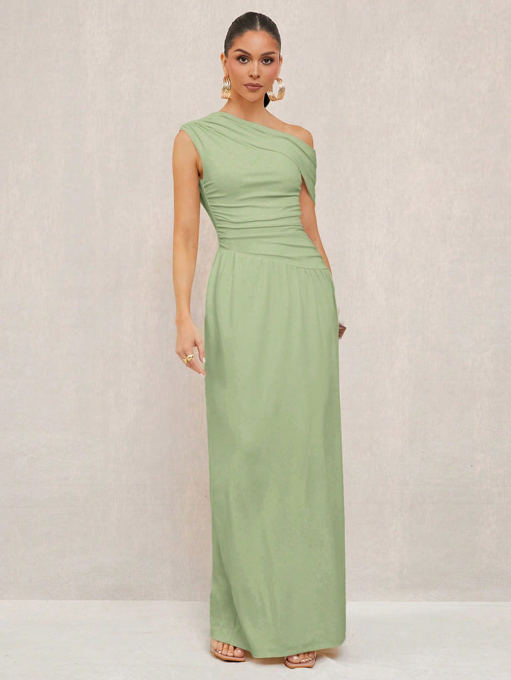 Rochie maxi SHEIN, verde