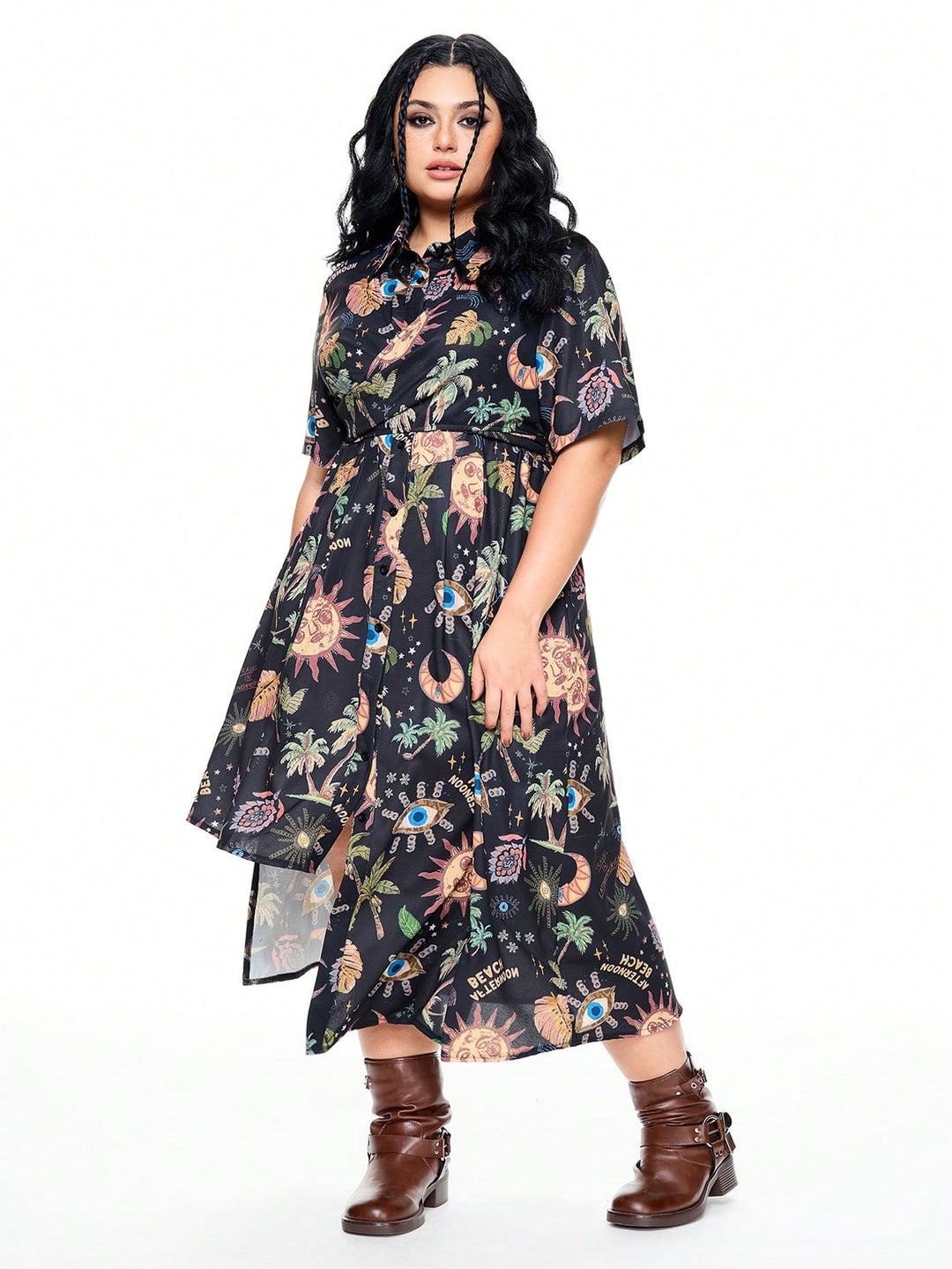 Rochie SHEIN, mix culori