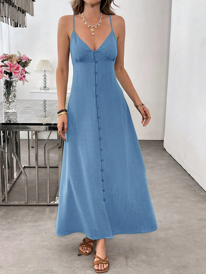 Rochie maxi SHEIN, albastru
