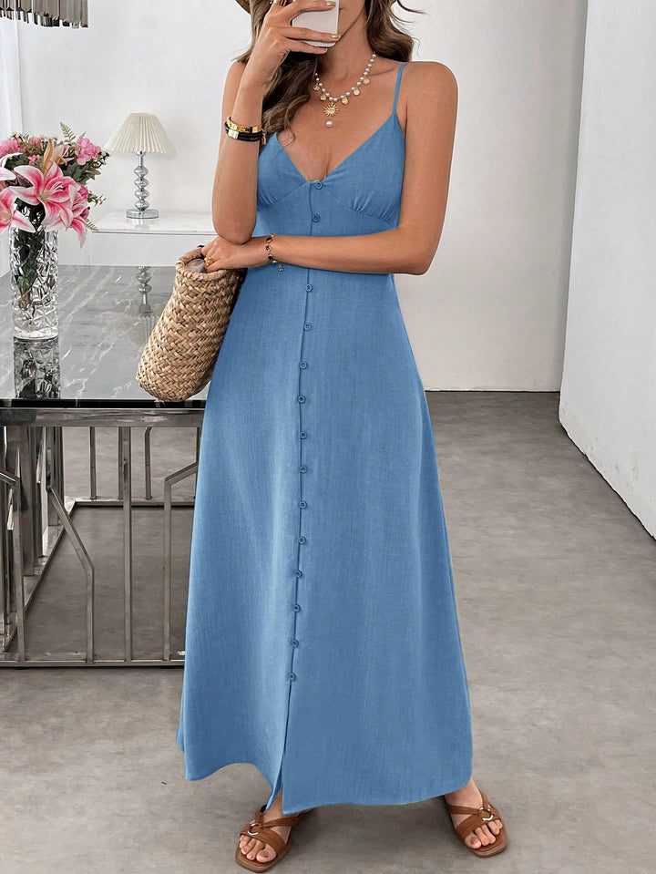 Rochie maxi SHEIN, albastru