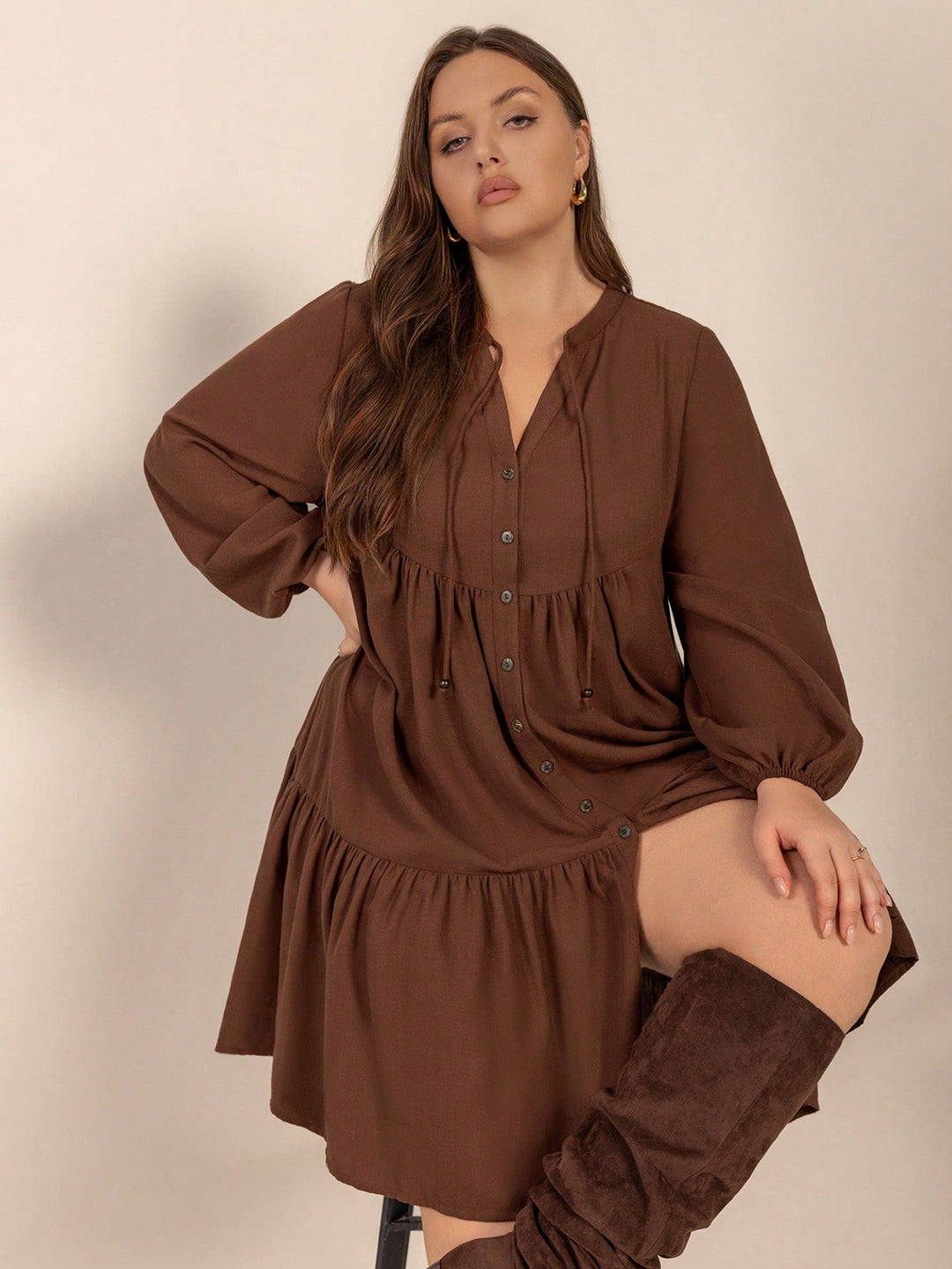 Rochie SHEIN, maro