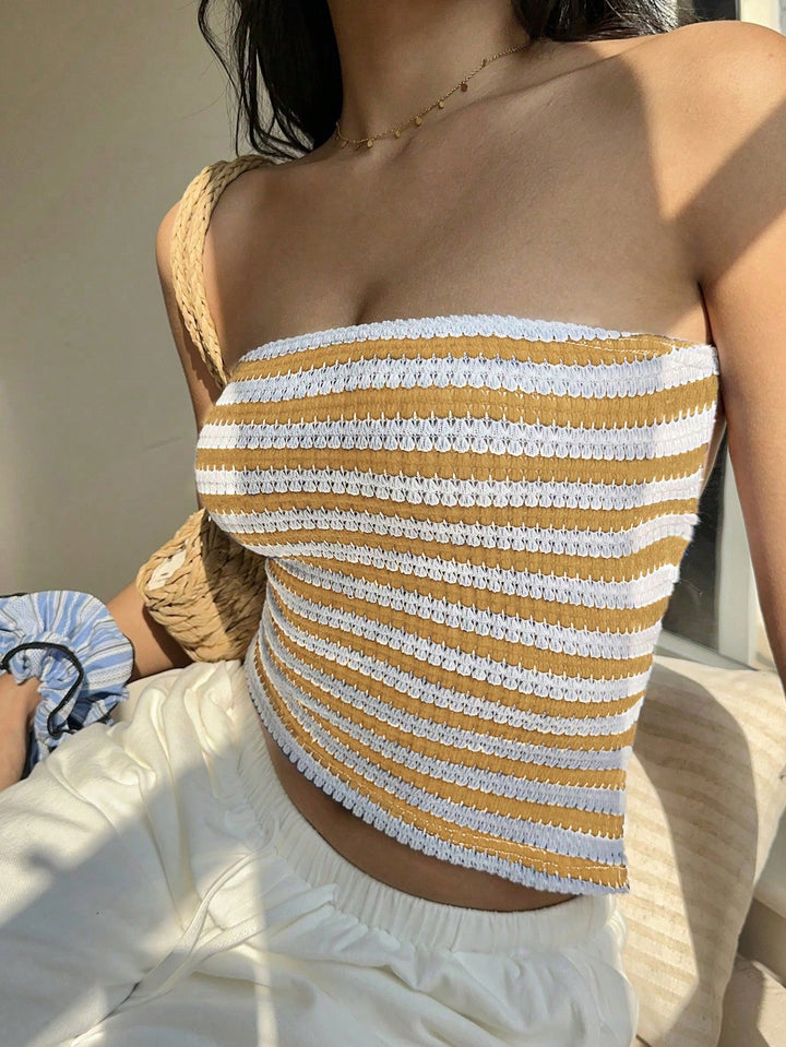 Top SHEIN, galben