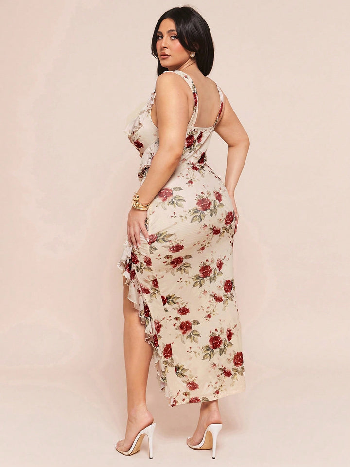 Rochie  midi SHEIN, mix culori